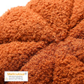 Queekay 2 Pc Pumpkin Plush Pillow 11x9.5in Brown Fall Thanksgiving Decor by Deal US