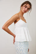 Eyelet Lace Trim Cami Top by Boutique 23