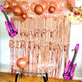 GallaRato 31 PCS Singer Birthday Balloons Decorations Rose Gold Pink Silver by Deal US