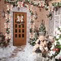 Hiagkmet 12 pcs Red Green Christmas Bows Ornaments 6 Inch Holiday Decor by Deal US