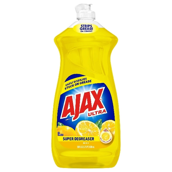 Ajax Ultra Super Degreaser Liquid Dish Soap - Lemon - 28 Fl Oz by Pasteur Pharmacy