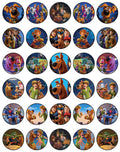 NATURAL BEHAVIOUR 30 Edible Cupcake Toppers Mystery Pup Dog Team Collection by Deal US