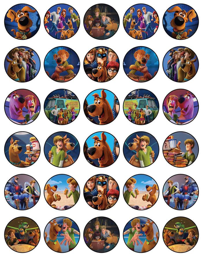 NATURAL BEHAVIOUR 30 Edible Cupcake Toppers Mystery Pup Dog Team Collection by Deal US