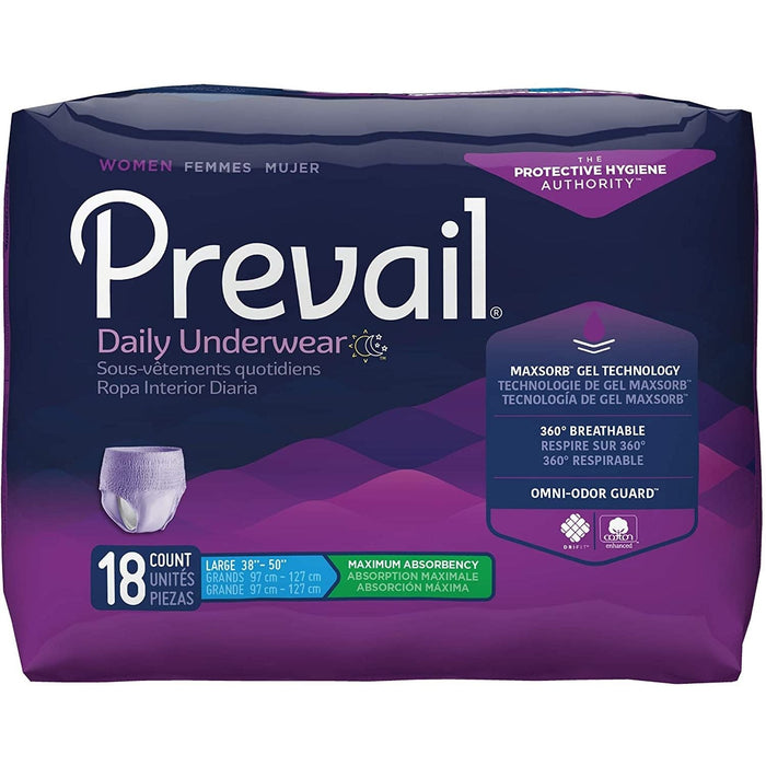 Prevail® Women's Underwear – Maximum Absorbency (Large) by Pasteur Pharmacy