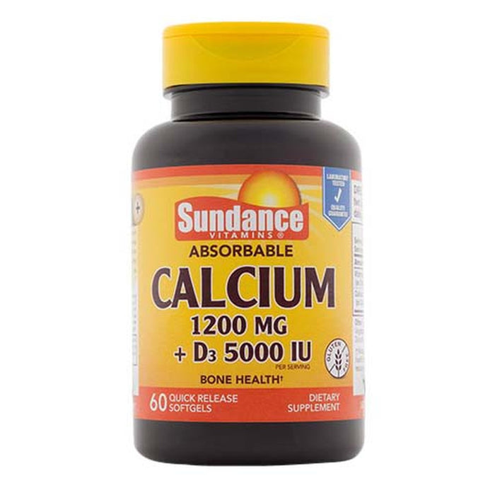 Sundance Absorbable Calcium + D3, 60 Quick Release Softgels by Pasteur Pharmacy