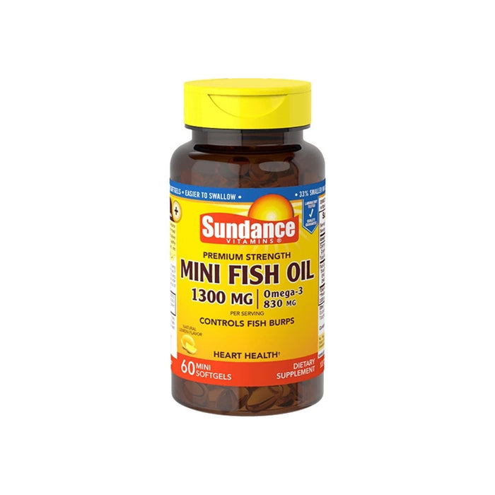 Sundance Vitamins® Mini Fish Oil – 1300 mg (Natural Lemon Flavor) by Pasteur Pharmacy