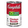 Campbell's Condensed Chicken Noodle Soup 25% Less Sodium, 10.75 Ounce