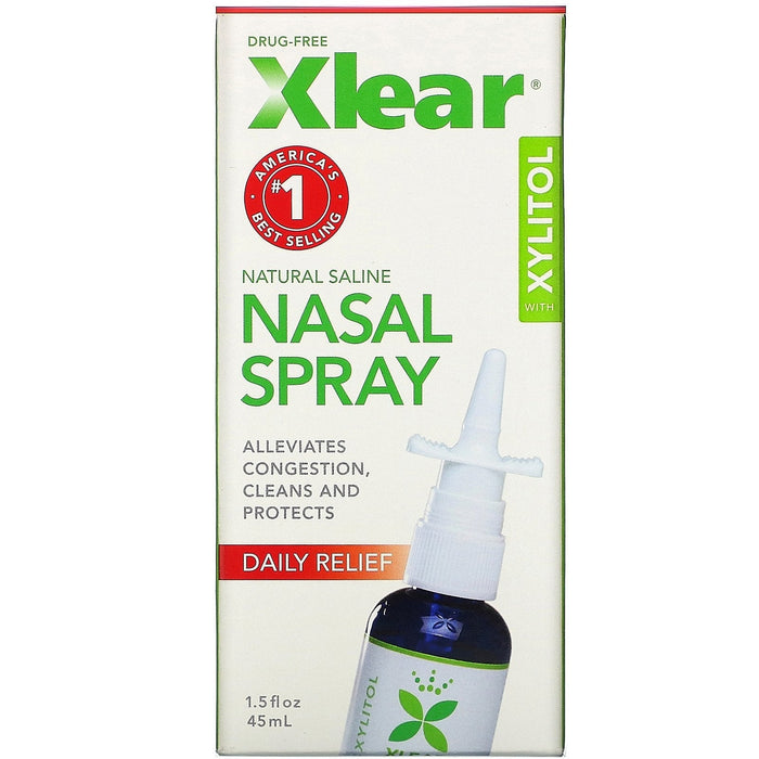Xlear Daily Relief Natural Saline Nasal Spray With Xylitol, 1.5 Fl Oz by Pasteur Pharmacy
