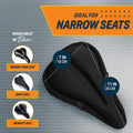Bikeroo Bike Seat Cushion – Padded Gel Bike Seat Cover, Compatible With Peloton by Vanessa Jane