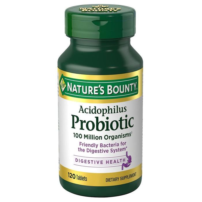 Nature's Bounty Acidophilus Probiotic Supplement Tablets by Pasteur Pharmacy