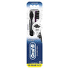 Oral-B Advanced Whitening Charcoal Medium Toothbrushes Value Pack 2 Each