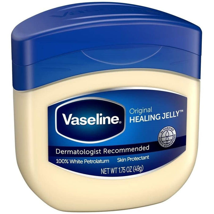 Vaseline 100% Pure Petroleum Jelly Jar, Original - 1.75 Oz by Pasteur Pharmacy