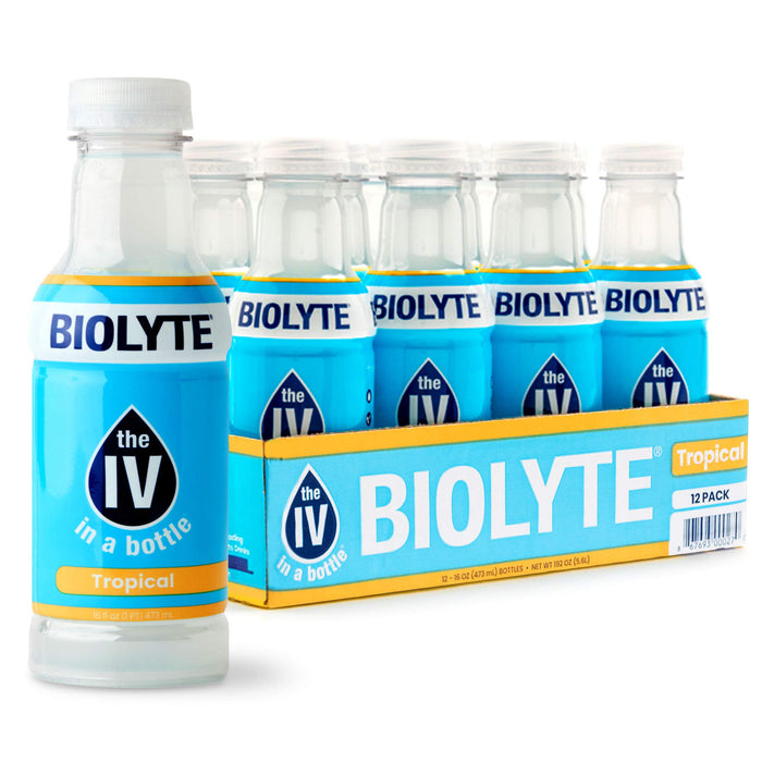 Biolyte® Electrolyte Drink – Tropical Flavor (16 oz) by Pasteur Pharmacy