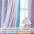 XiDi Dream Star Blackout Curtains W52x L72 by Vanessa Jane