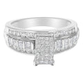 10KT White Gold Diamond Composite Ring (1 cttw, H-I Color, SI2-I1 Clarity) by Bids.com