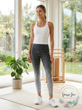 Ideology Gradient Ankle Leggings, Black / White Ombre by Vanessa Jane