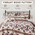 DaDa Bedding Majestic Oriental Kilim Bedspread - Royal Persian Traditional Design Intricate Ornate Ornament Print Coverlet w/ Shams by DaDalogy Bedding Collection