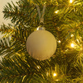 KI Store Beige Velvet Christmas Balls Ornaments 6pcs 2.36in Party Decor by Deal US