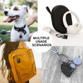 Jeanue Waterproof AirTag Holder Keychain Case Orange & Black 2 Pack Screw Closed by Deal US