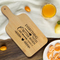 FONDCANYON Cat Mom 15x7 Cutting Board with Handle Kitchen Gift by Deal US