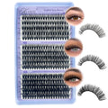 KLHYIT Wispy Lash Clusters 300PCS 10-22mm Mixed D C 30D-50D Eyelash Extensions by Deal US
