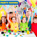 Pop Fidget Keychain 30 Pack Pop Fidget Toys Bulk Party Favors for Kids 4-8