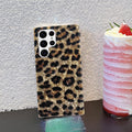 Galaxy S22 Ultra Case 5G 6.8-inch, Phone Case S22 Ultra, Soft Sparkly Leopard Pr