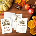 Yhtmbf 20 Thanksgiving Party Invitations with Envelopes 4x6 Let's Give Thanks by Deal US