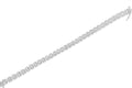 .925 Sterling Silver 1.0 Cttw Diamond Miracle-Set X-Link 7" Tennis Bracelet (I-J Color, I3 Clarity) by Bids.com
