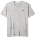Lacoste Men's Short Sleeve V-Neck Pima Jersey T-Shirt by I-Max Fashions