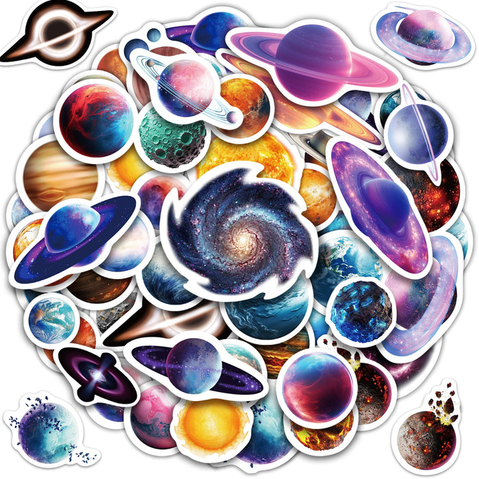 Robmoda 50 Pcs Funny Reading Books Stickers Vinyl Waterproof Glow Dark by Deal US