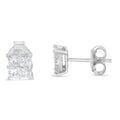 10K White Gold Diamond Stud Earrings (3/4 cttw, H-I Color, SI2-I1 Clarity) by Bids.com