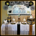 BEISHIDA 2025 Graduation Card Box Black Gold 9x9x9 Inch Party Decor by Deal US