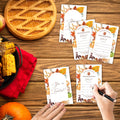 Yhtmbf Thanksgiving Party Invitations 20pcs 4x6 Maple Leaves Pumpkins Fall by Deal US