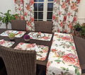 DaDa Bedding Set of 2-Pieces Romantic Roses Pink Floral Sheer Window Panel Curtains (JHW-879) by DaDalogy Bedding Collection