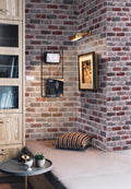 KUKANTST Brick Stone Peel and Stick Wallpaper 17.8"x472" Waterproof Vinyl Roll by Deal US