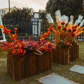 PARTY JOY 15 Bunches Artificial Fall Orchid Flowers 10x5x5in Autumn Decor by Deal US