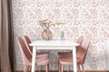 Timeet Pink Floral Peel and Stick Wallpaper Vinyl 17in x 78.7in Modern by Deal US