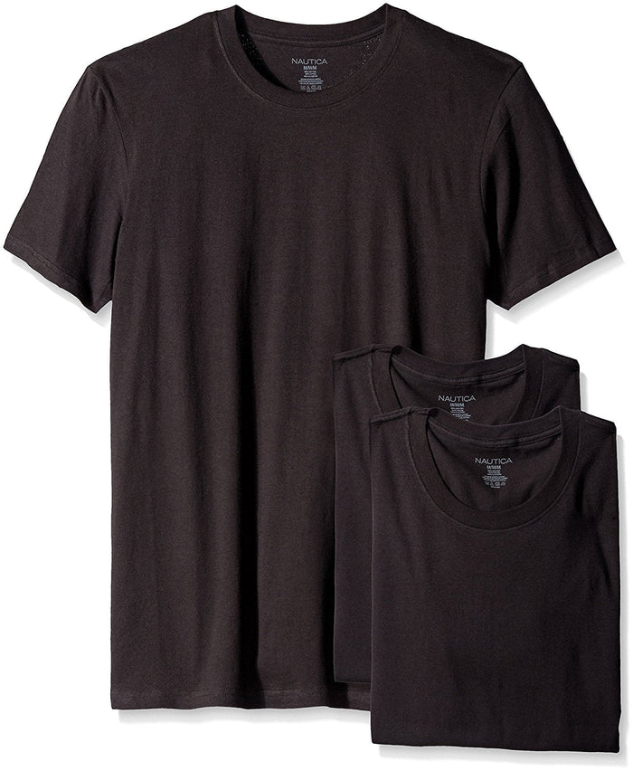 Nautica Mens 3-Pack Cotton Crew Neck T-Shirt by I-Max Fashions