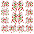 Hiagkmet 12 pcs Red Green Christmas Bows Ornaments 6 Inch Holiday Decor by Deal US