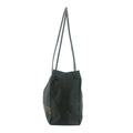 Fendi Shoulder Bag Zucchino Canvas Leather Black #9207 by Bolt Boutique