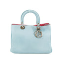 Christian Dior Diorissimo Blue Leather Shoulder Bag #9231 by Bolt Boutique