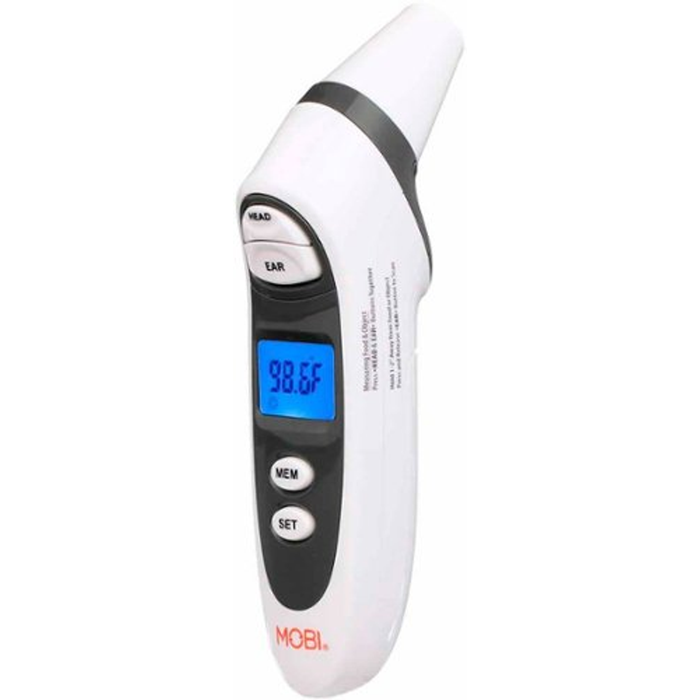 Mobi Prime Ear & Forehead Thermometer With Food And Bottle Readings (70121) by Pasteur Pharmacy
