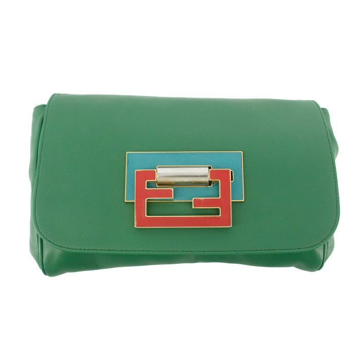 Fendi Green Baguette Fan Di Bag Crossbody Bag #9233 by Bolt Boutique