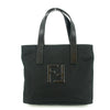 Fendi Black Nylon x Leather Shoulder Bag #9239
