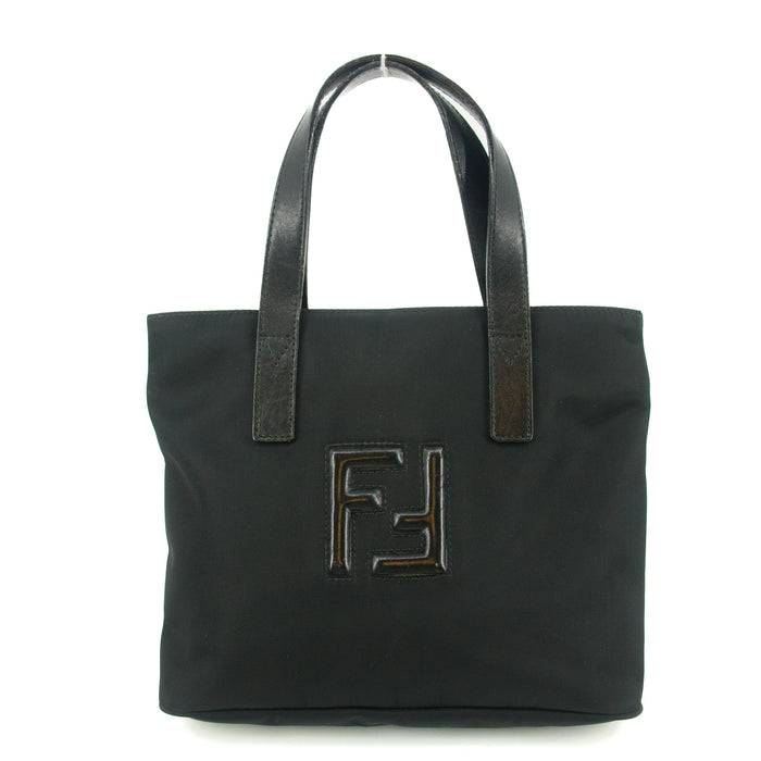 Fendi Black Nylon x Leather Shoulder Bag #9239 by Bolt Boutique