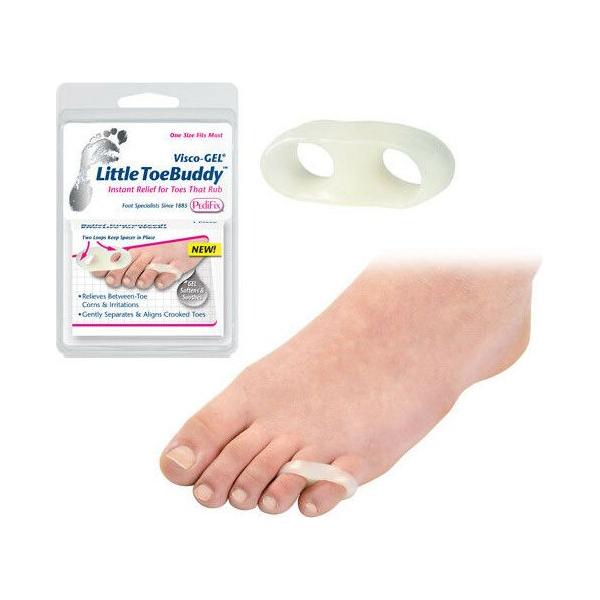 PediFix Visco-Gel Little Toe Buddy Spacer Separator One Size Fits Most 1 Pack by Pasteur Pharmacy