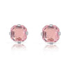 925 1.3 Carat Cz Asscher-cut Sterling Silver Stud Earrings