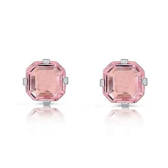925 1.3 Carat Cz Asscher-cut Sterling Silver Stud Earrings by DailySale