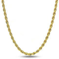 .925 Sterling Silver 1.5MM Diamond Cut Rope Chain Necklace by DailySale